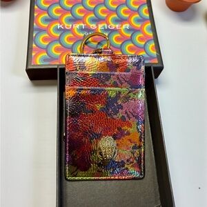 Kurt Geiger Vibrant Multicolor Card Holder NWOT